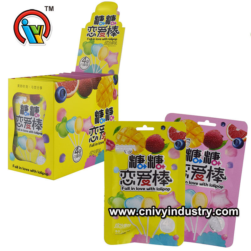 fruity lollipop candy