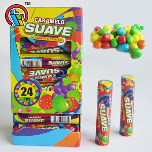 bonbons à mâcher croustillants gommeux à saveur de fruits mélangés