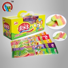 bonbons gélifiés à la ceinture aigre-douce bonbons mous