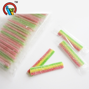 bonbons gélifiés aigres à la ceinture à trois saveurs bonbons mous