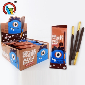 Bâton de biscuit long saveur chocolat