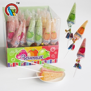 forme de parapluie fruité gommeux sucette bonbons