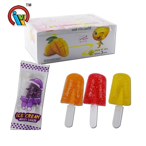 forme de crème glacée fruité gommeux sucette bonbons
