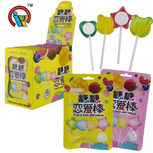 bonbons de sucette sucrés de conception différente