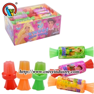 bonbon en forme de bonbon fruité double dur
