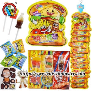 paquet cadeau surprise en forme de hamburger