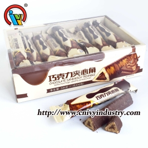biscuit gaufrette enrobé de chocolat