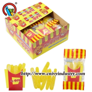 bonbons gélifiés en forme de frites