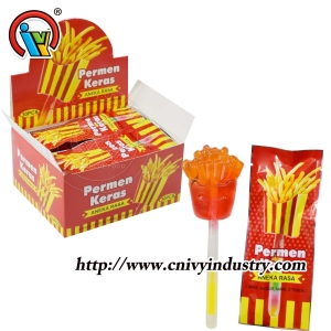 bonbon sucette fluorescent avec bâton lumineux
