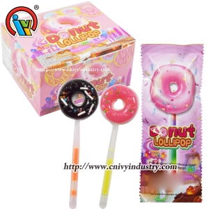 beignets forme bâton lumineux sucette bonbons