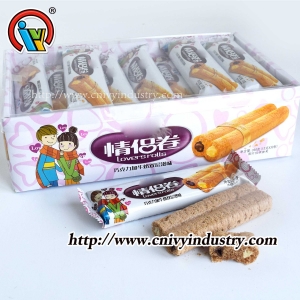 Biscuit de gaufrette de rouleau de jumeaux de vente chaude