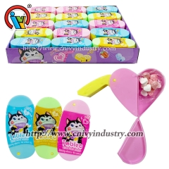 faire pivoter les bonbons en plastique