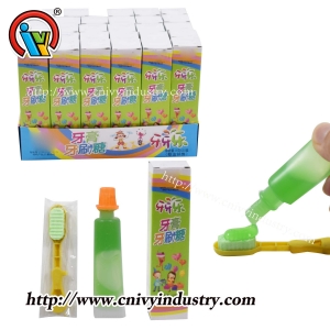Bonbons pressés à la brosse à dents avec du dentifrice Bonbons liquides