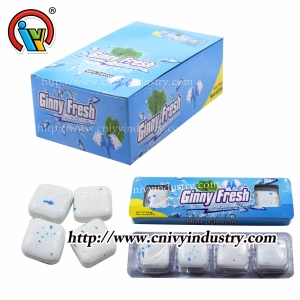 Chewing-gum à la menthe