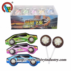 Sucette en forme de roue de bonbons double sucette