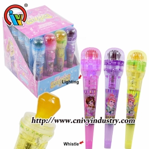 Jouet bonbon microphone éclairage jouet bonbon en gros