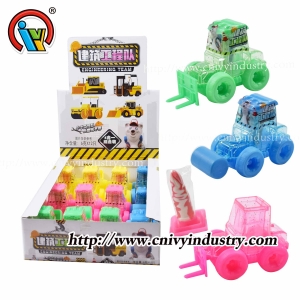 Jouet camion avec fabrique de bonbons sucette