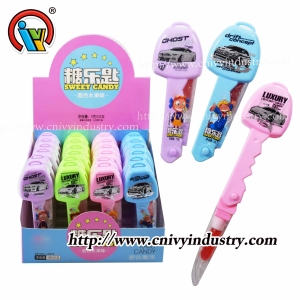 Jouet de clé de voiture de bonbons de jouet avec des bonbons de sucette