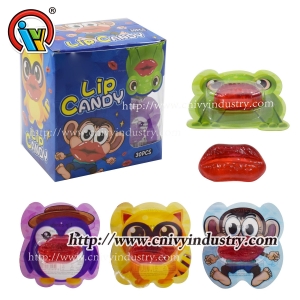 Bonbons gélifiés en forme de lèvre bonbons gélifiés à la gelée