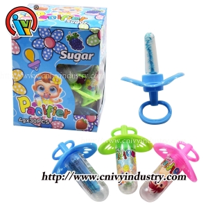 Bonbon sucette au mamelon au goût de fruits