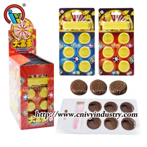 pièces d'or bonbons au chocolat