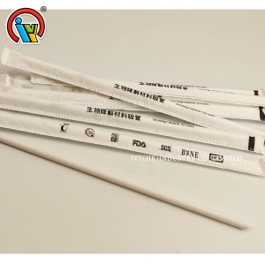 pailles biseautées compostables biodégradables
