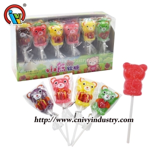 forme d'ours gelée gommeuse sucette bonbons
