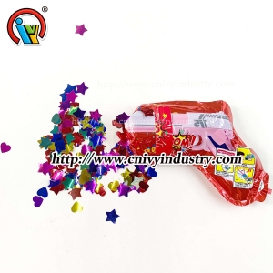 Ballons pistolets feuille Gonflable pistolet à confettis ballon feu d'artifice