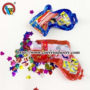Ballons pistolets feuille Gonflable pistolet à confettis ballon feu d'artifice