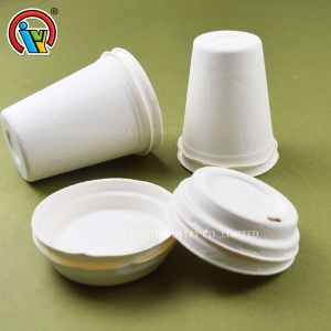 Tasses à café biodégradables avec couvercles