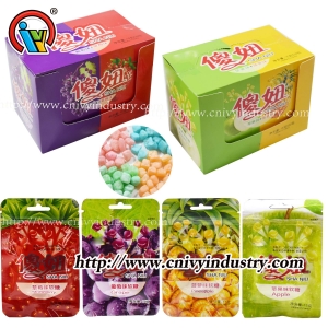 Bonbons gommeux à mâcher à saveur de fruits sucrés aigres-doux
