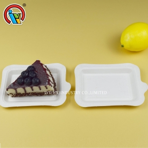Assiettes à gâteaux 100% biodégradables
