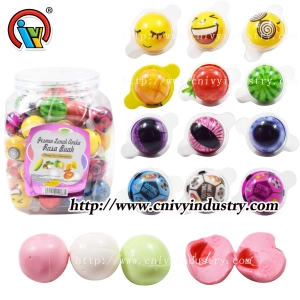Bonbons gélifiés en forme de globe oculaire à saveur mixte avec de la confiture