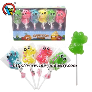 Bonbons durs en forme de sucette de dinosaure de dessin animé à vendre