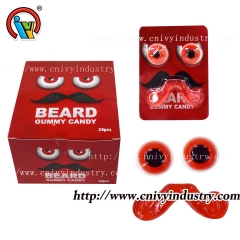 bonbons gélifiés pour les yeux avec fabricant de bonbons pour la barbe