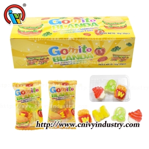 Importateur de bonbons gélifiés en forme de lettre pour restauration rapide